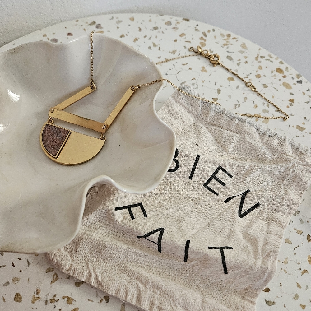 Madewell | Geometric Stone Pendant Necklace